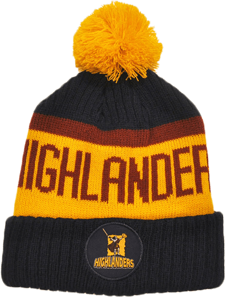 Highlanders Super Rugby Pom Pom Beanie - Highlanders (600x600), Png Download