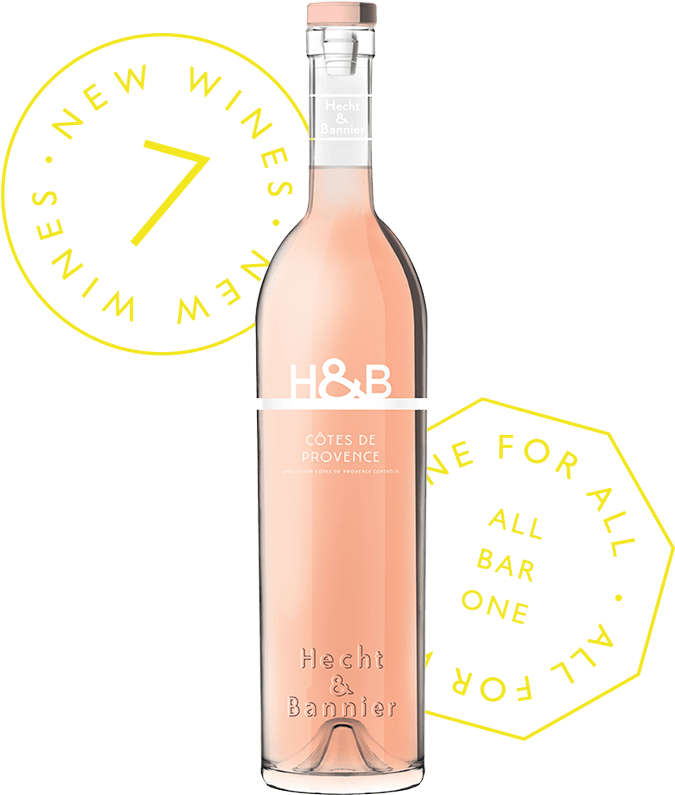 Hecht & Bannier Provence Rosé - Wine Bottle (700x817), Png Download