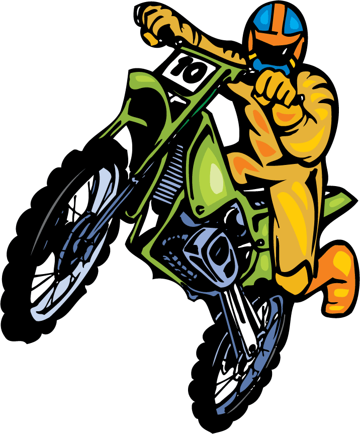 Galogo - Motocross Clipart (716x863), Png Download