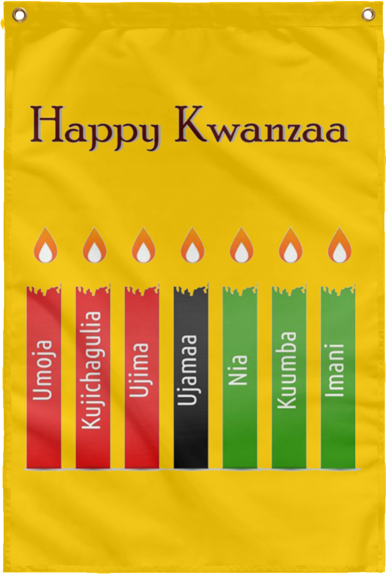 Happy Kwanzaa 7 Principles Wall Flag - Happy Kwanzaa Principles (1155x1155), Png Download