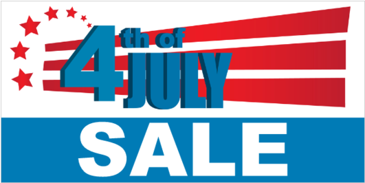 Red White And Blue Stars - Yard Sale Signs (560x560), Png Download