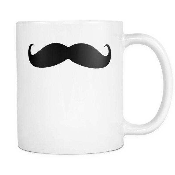 Moustache Mug - Design Resources - Moustache Mug (600x600), Png Download