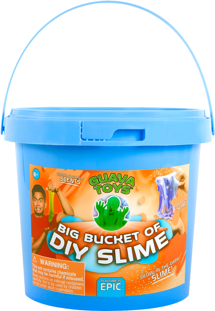 Big Bucket Of Diy Slime - Guava Juice Slime Kit (1400x1400), Png Download
