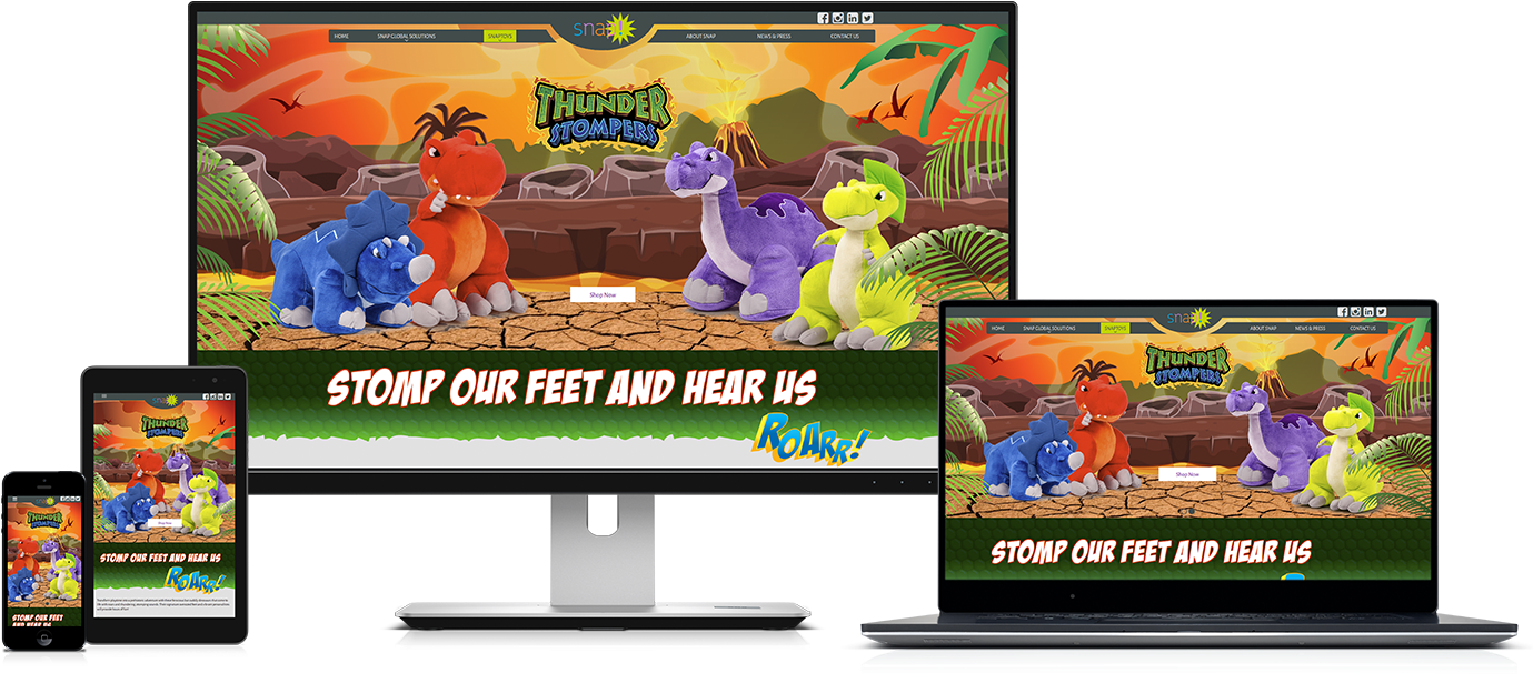 Snap Toys Thunder Stompers Slash Left 45 660 - Led-backlit Lcd Display (1400x750), Png Download