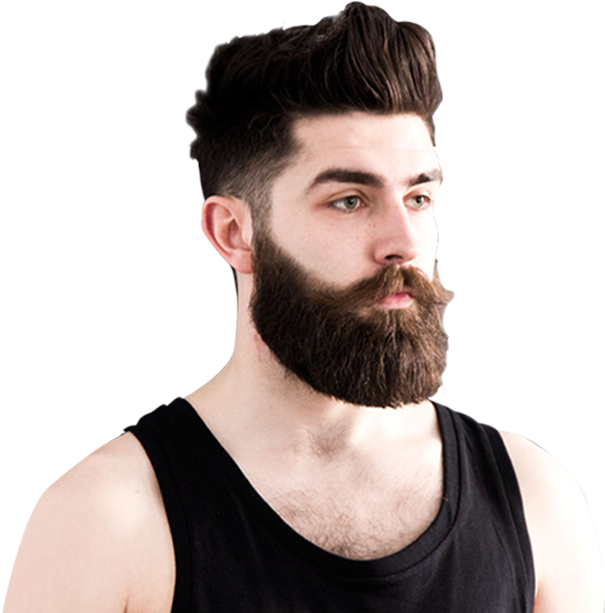 Part01 Real Hair Png Zip File Free Download Men Hair - Barba Grande Bem Feita (717x614), Png Download