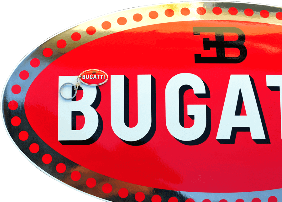 Bugatti Enamel Sign - Bugatti Veyron (1024x1024), Png Download
