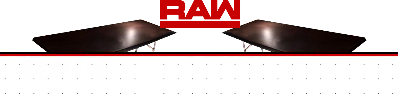 Wwe Raw Tlc Matchcard Psd / Template - Raw Match Card Template 2019 (1280x339), Png Download