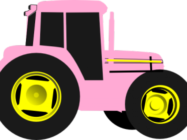 Cartoon John Deere Tractor (640x480), Png Download