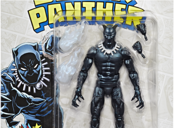 New Marvel Legends Vintage Collection Action Figures - Marvel Legends Vintage Black Panther (880x440), Png Download