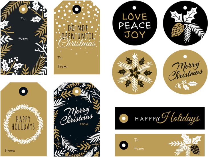 Tag Idea Christmas Png Image High Quality - Christmas Day (800x618), Png Download