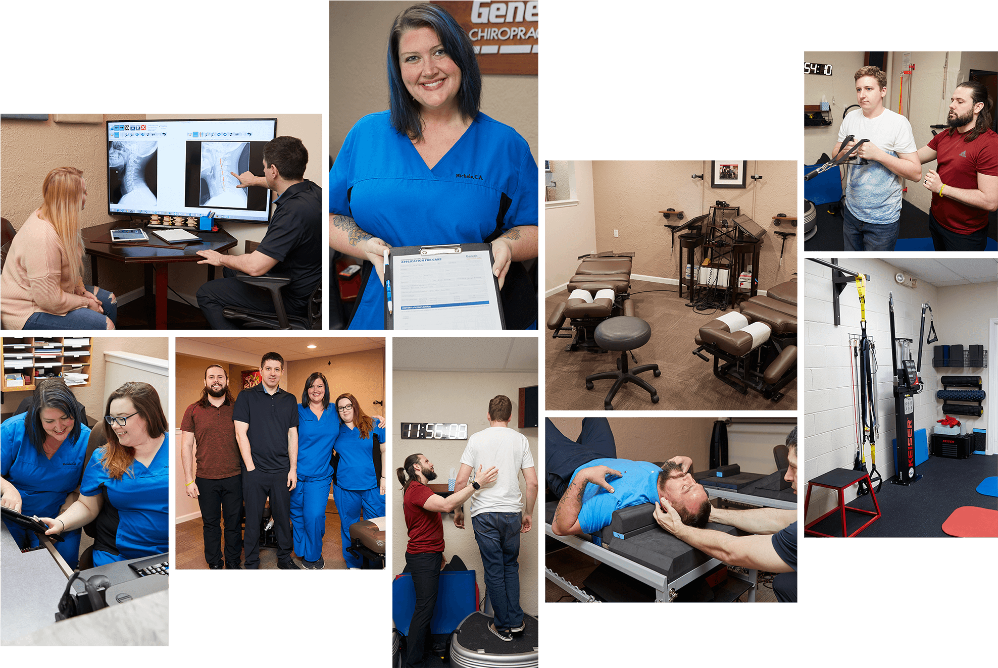 Collage Of Our Horsham & Warrington Chiropractic Team - Collage (2000x1322), Png Download
