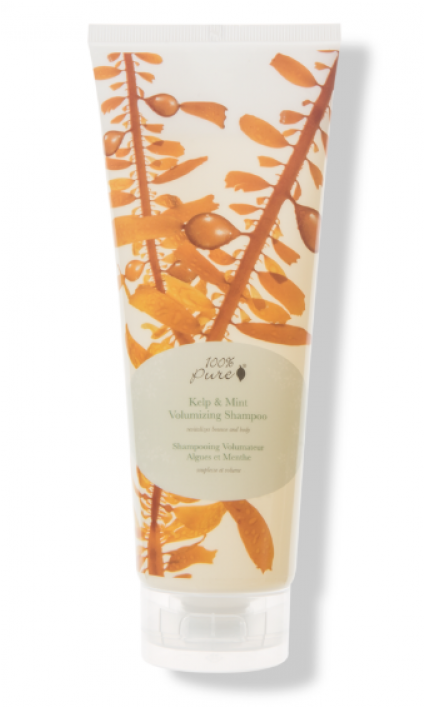 100 Pure Kelp & Mint Volumizing Shampoo (600x706), Png Download