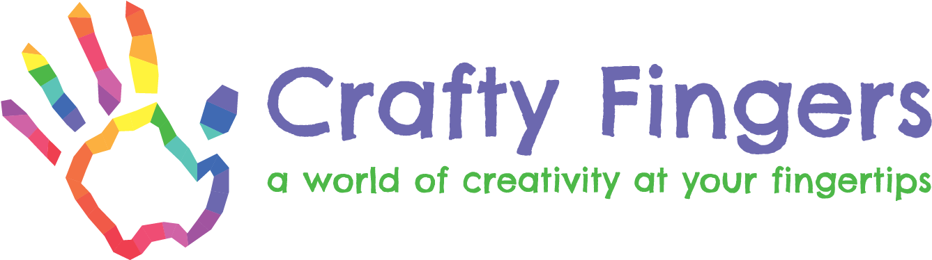 Crafty Fingers Cakes And Crafts - Electric Blue (1360x394), Png Download