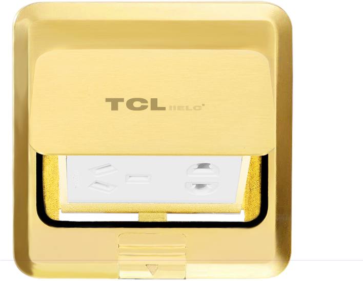Tcl Ground Socket Copper Waterproof Five-hole Household - Switch (800x800), Png Download