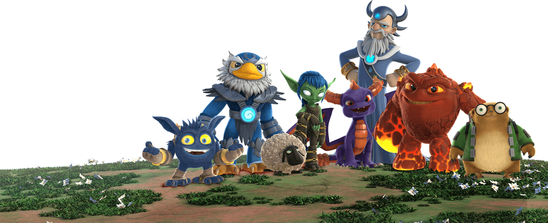 Skylanders Lives On This Year As A Tv Show And Mobile - Skylanders Academy Toys (1921x782), Png Download