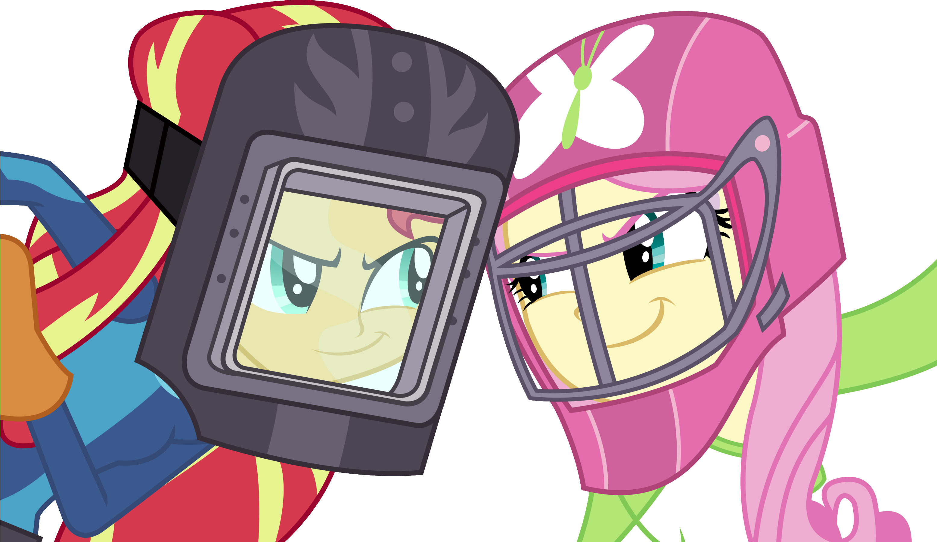 Welding Clipart Transparent - My Little Pony Equestria Girls Fluttershy Big Smile (3113x1801), Png Download