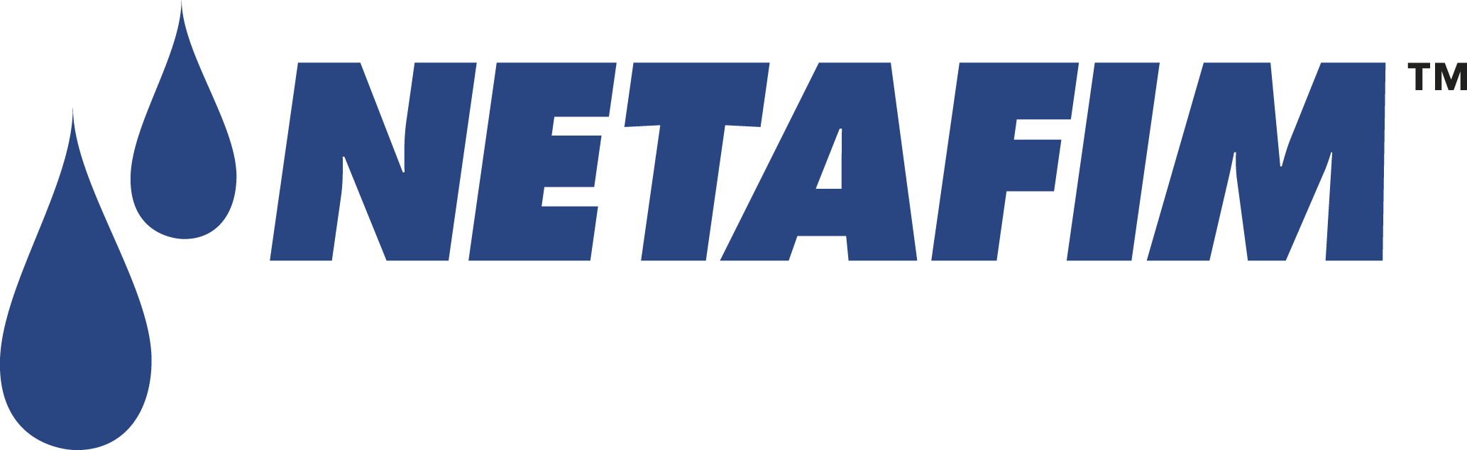 Home Drip Irrigation Logo Supplier-netafim - Netafim (2067x634), Png Download