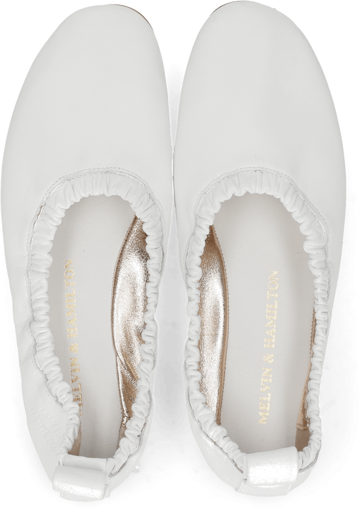 Ballet Pumps Iris 2 Nappa White Sheep Platin - Slip-on Shoe (1024x1024), Png Download