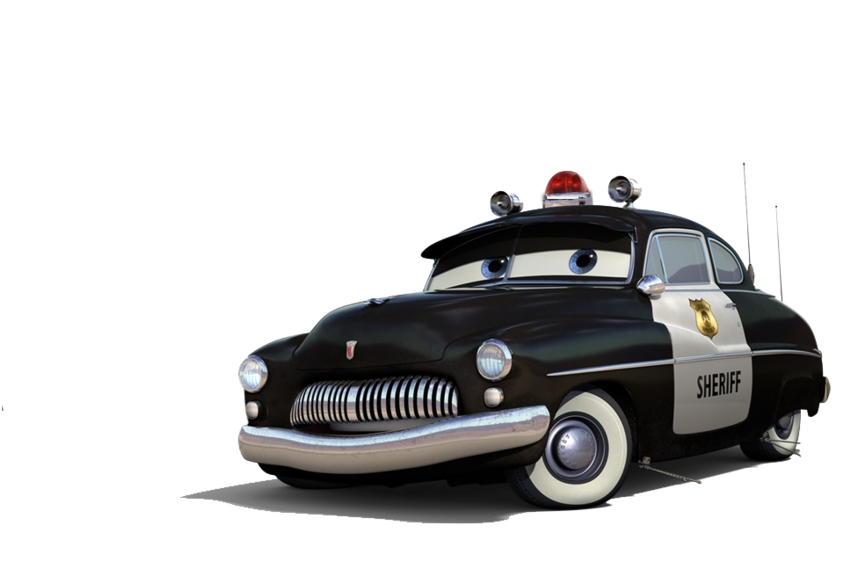 Coche Policia Rayo Mcqueen (900x675), Png Download