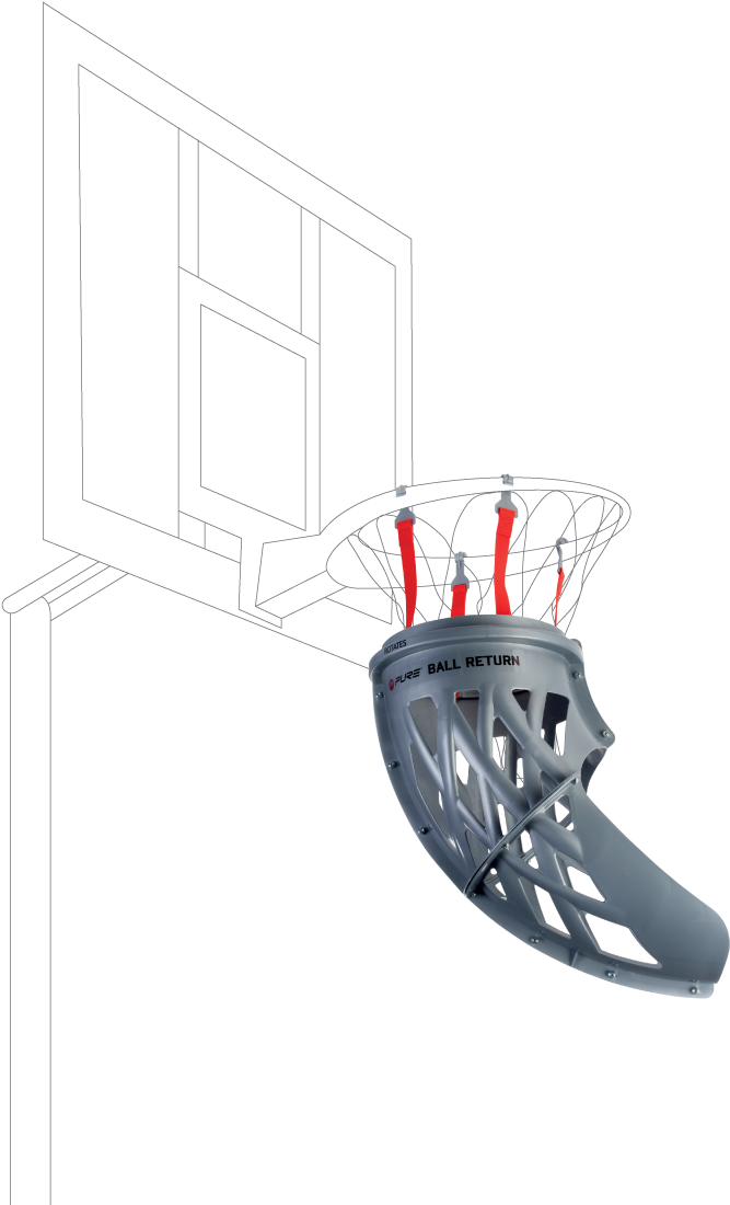 Ball Return Net (1200x1200), Png Download