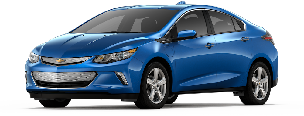 2018 Chevrolet Volt - 2011 Chevy Volt Blue (1000x550), Png Download