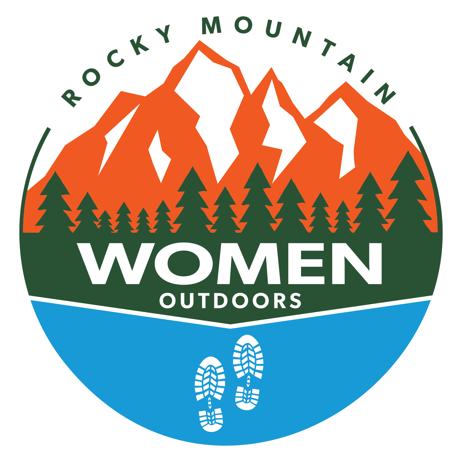Rocky Mountain Women Outdoors - Emblem (1527x1527), Png Download