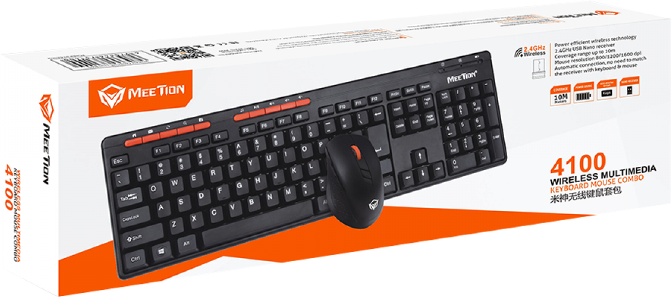 Desktop Wireless Combo Set - Keyboard Wireless Meetion (1500x1500), Png Download