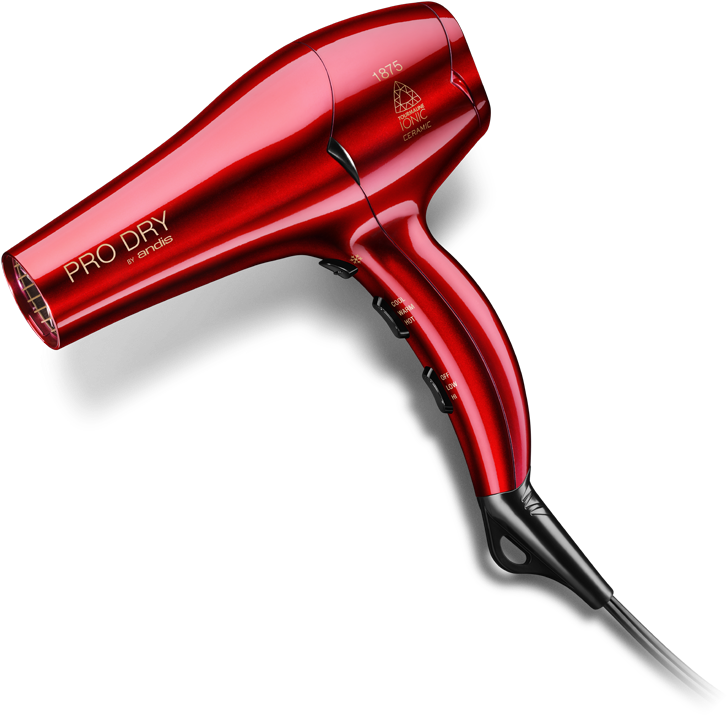 Hair Dryer Red (780x920), Png Download