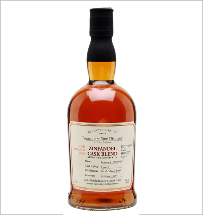 Foursquare Zinfandel Cask Rum - Foursquare Rum Distillery Zinfandel Cask Blend (687x725), Png Download