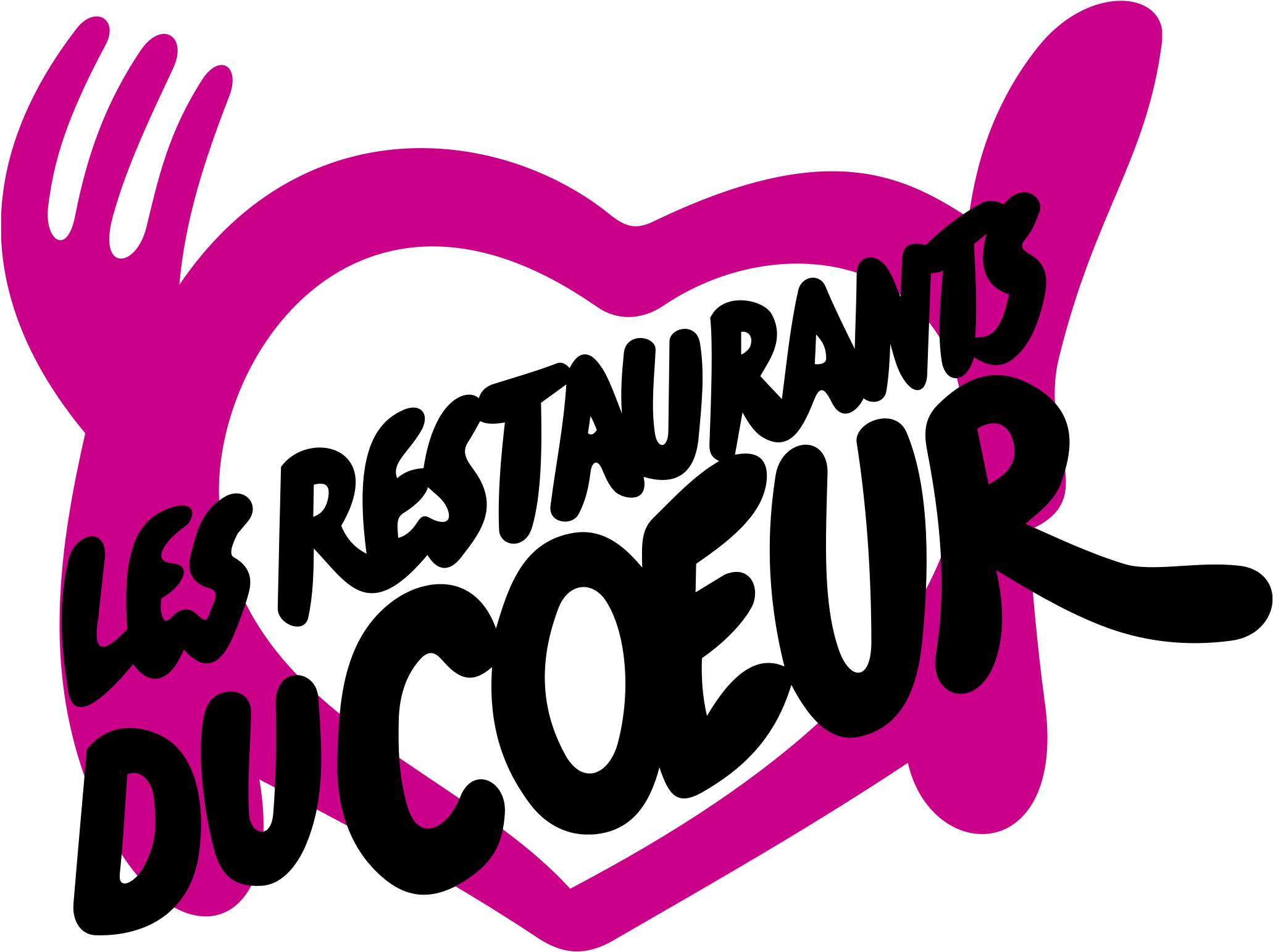 Les Restaurants Du Coeur Logo Png Transparent - Restos Du Coeur (2400x2400), Png Download