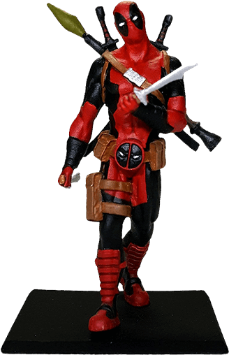 Deadpool Mini 3" Metal Figurine - Deadpool Miniature (600x600), Png Download