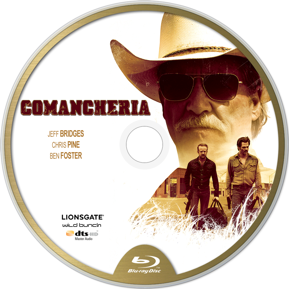 Hell Or High Water Bluray Disc Image - Hell Or High Water Dvd Covers (1000x1000), Png Download