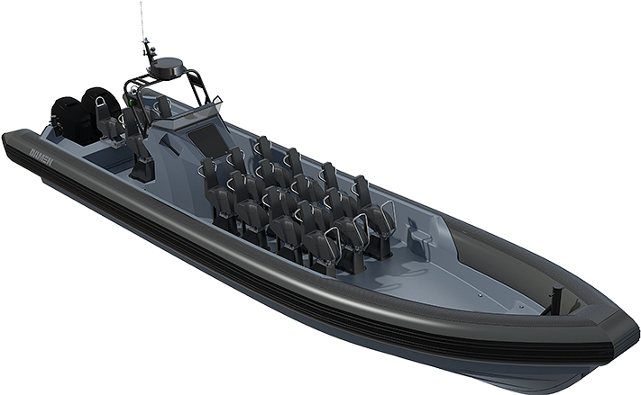 Rhibs Build For Speed - Rigid-hulled Inflatable Boat (1300x575), Png Download