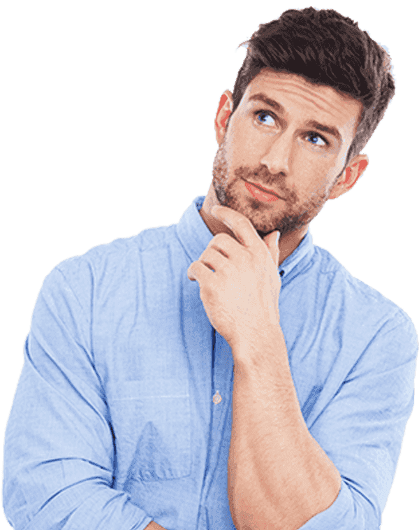 Man Thinking Png - Person Thinking No Background (948x757), Png Download