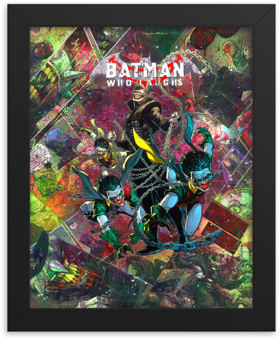 The Batman Who Laughs Dark Knights Metal Comic Canvas - Creative Arts (1000x1000), Png Download