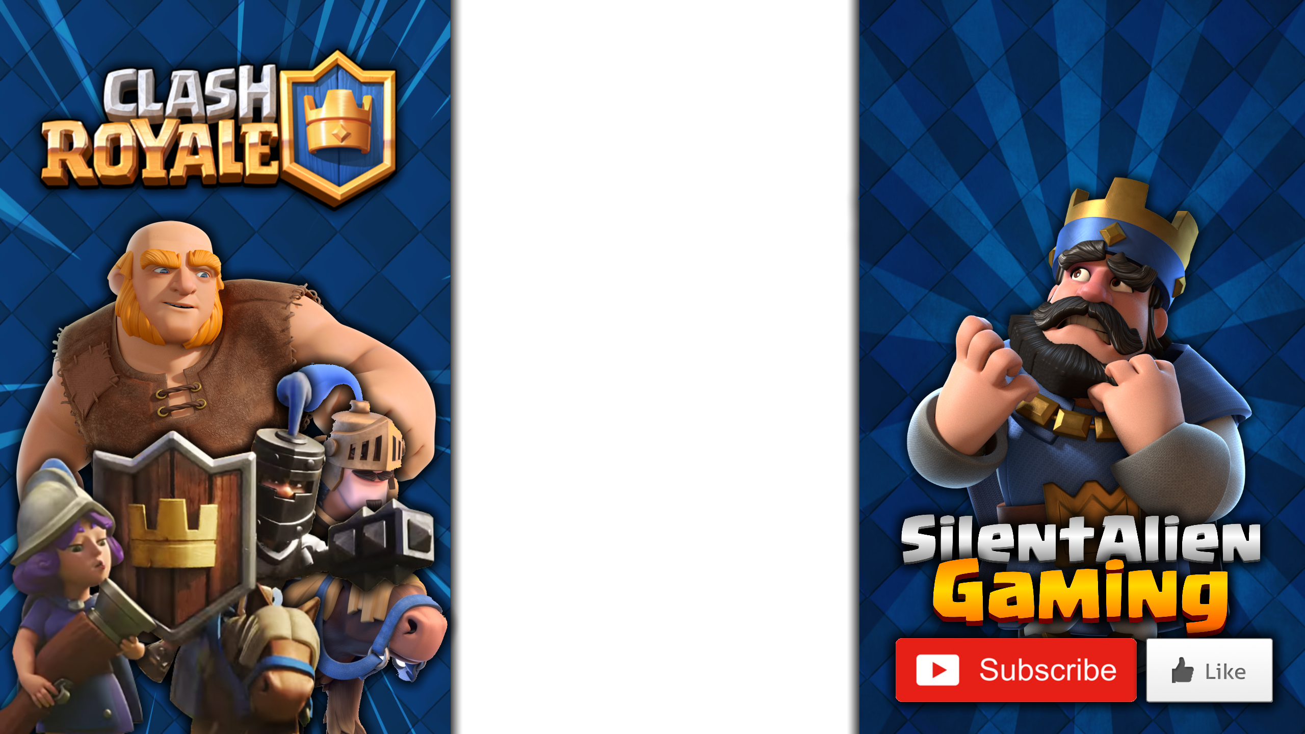 Dlnusgm - Clash Royale Overlay Blank (2560x1440), Png Download