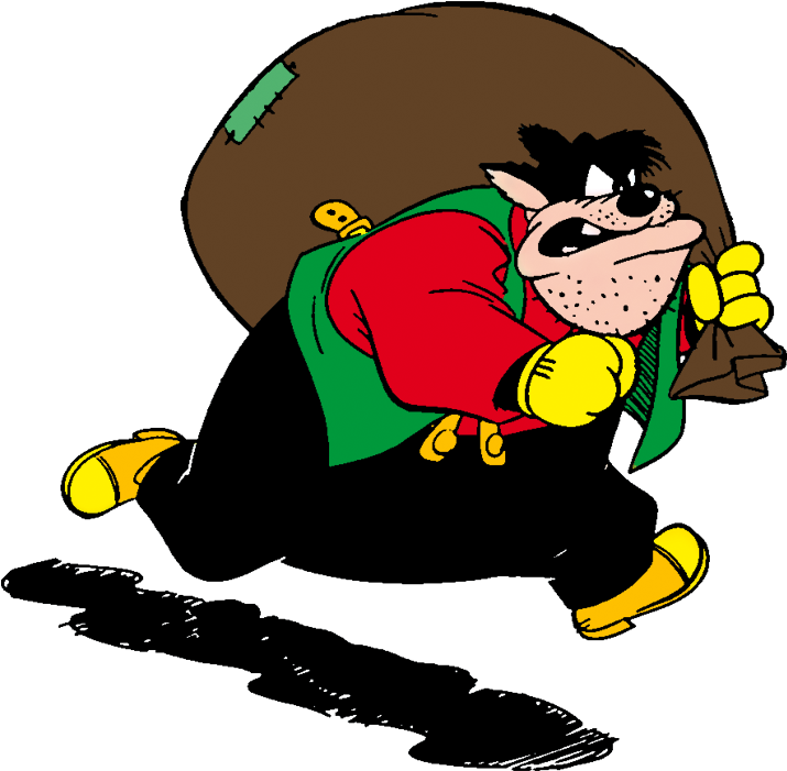 Musta Pekka - Musta Pekka Aku Ankka (740x730), Png Download