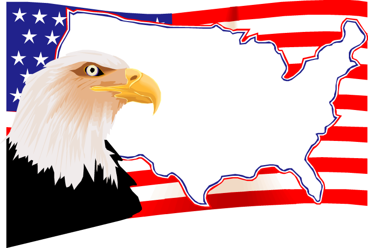 Independence Day - Bald Eagle (750x505), Png Download