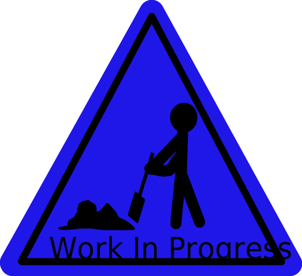 Under Construction Signs Clip Art N28 - Work In Progress Icon Png (600x549), Png Download