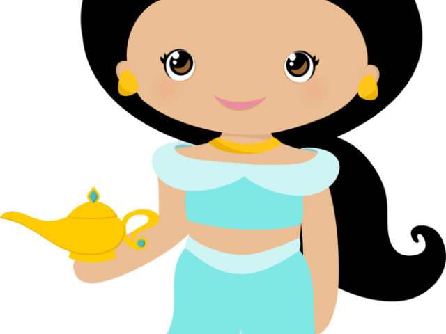 Jasmine Clipart Beautiful Disney Princess - Princess Jasmine Cute (640x480), Png Download