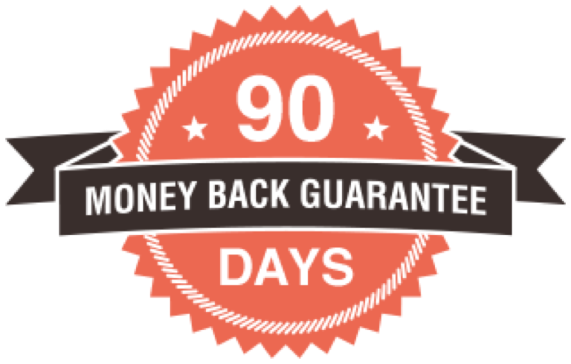 100% Money Back Guarantee - 30 Day Money Back Guarantee Black And White (810x516), Png Download
