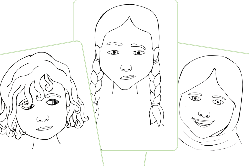 Emotions/feelings/all About Me Colouring Pages/activity - Sketch (1000x667), Png Download