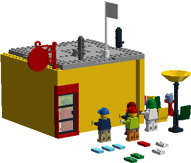 Lemonade Stand - Lego (1126x600), Png Download