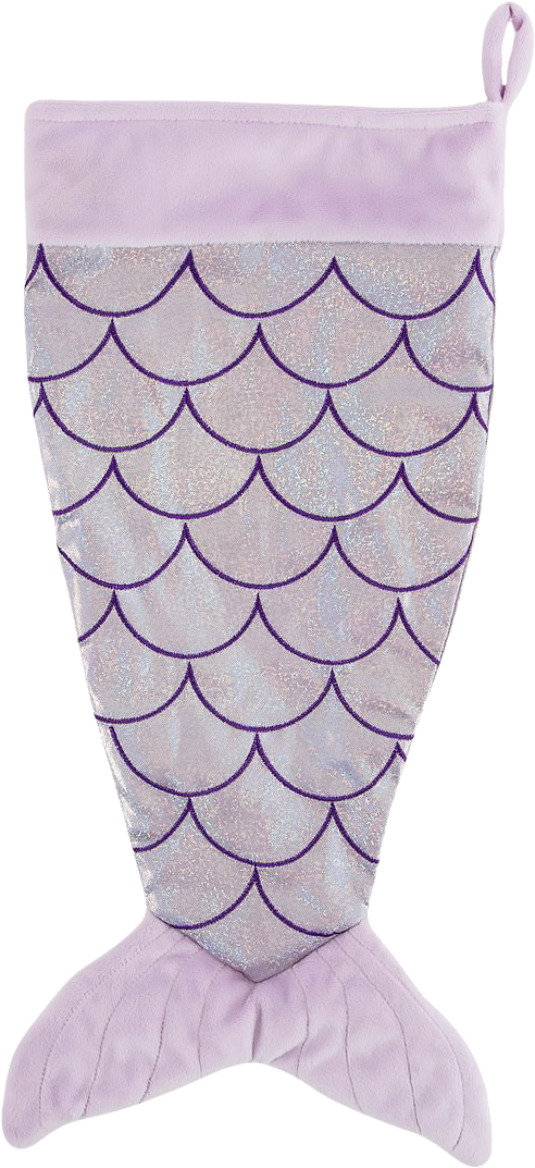 Mermaid Treasures Tail Christmas Stocking - Sass & Belle Mermaid Stocking (536x1140), Png Download