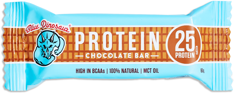 Blue Dinosaur Protein Bar - Blue Dinosaur (800x400), Png Download