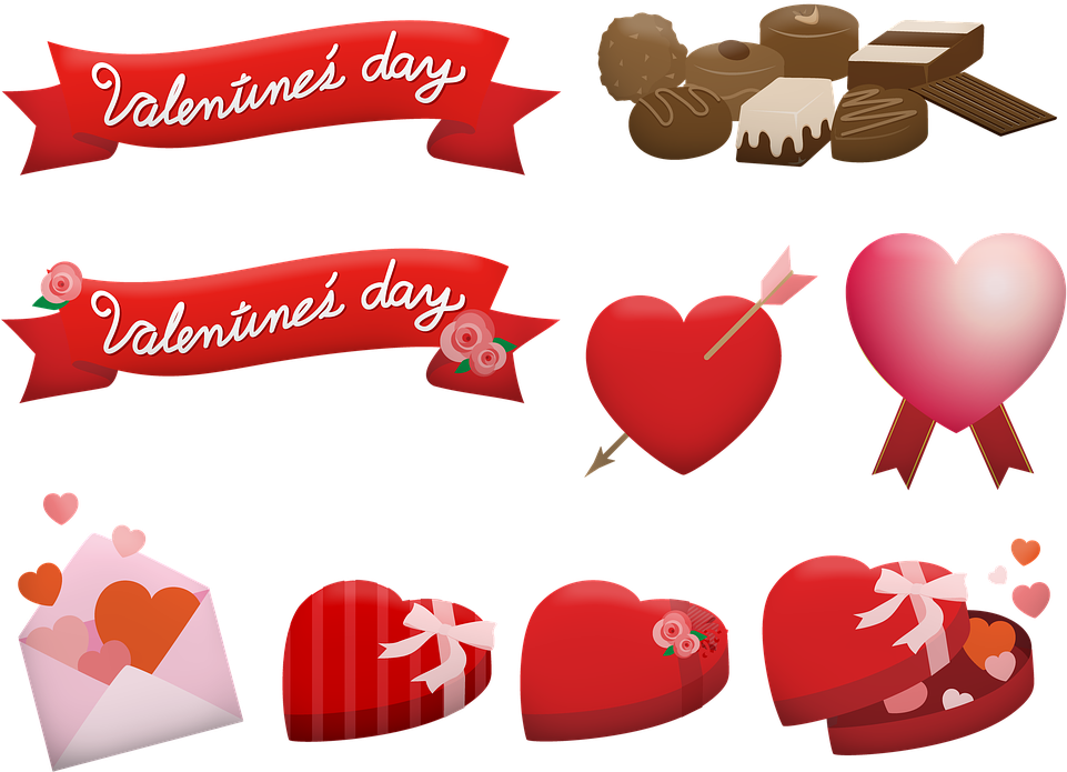 Valentines Day Background - Valentine's Day (960x702), Png Download