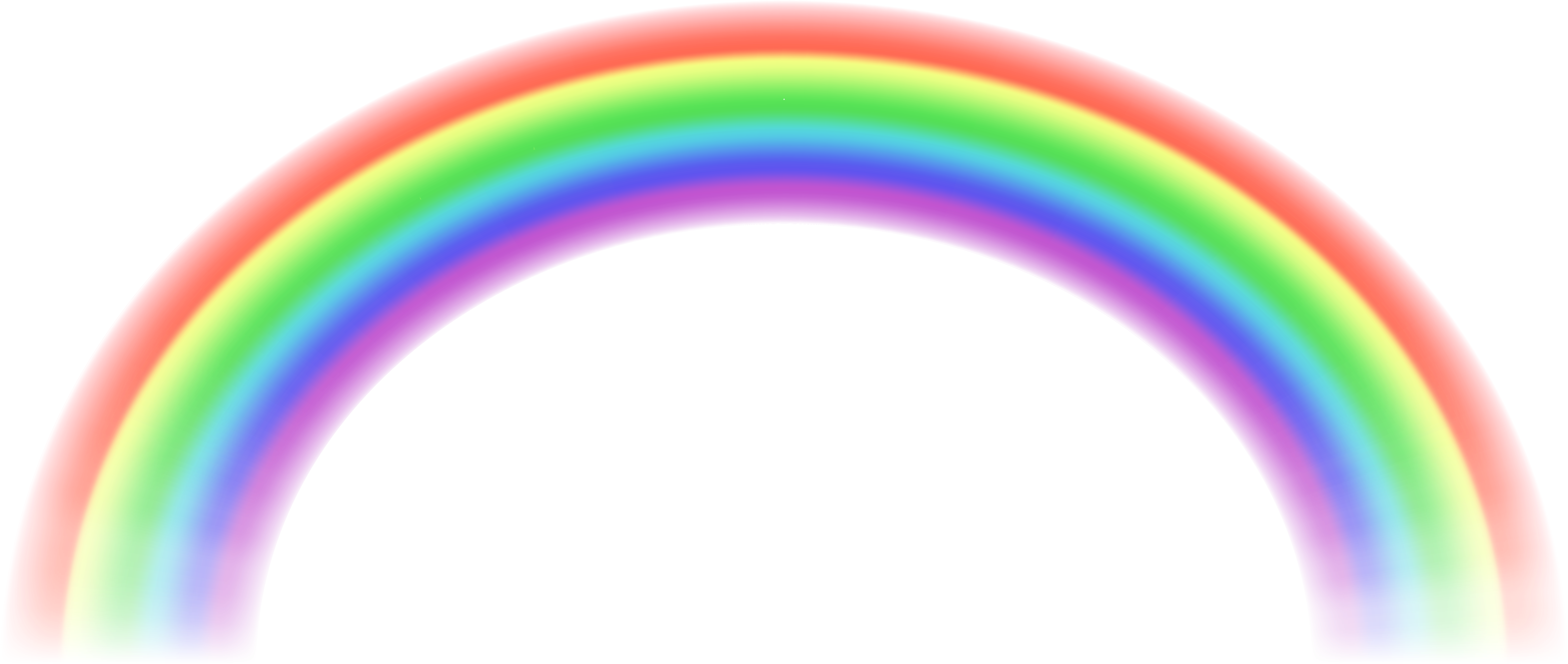Vector Transparent Transparent Rainbow Free Png Clip - Transparent Rainbow Free (8000x3388), Png Download