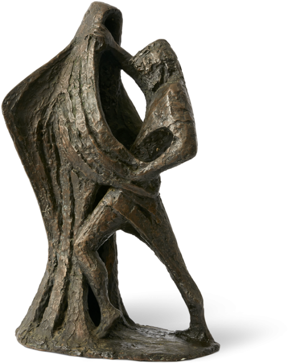 Enquiries About Jacob & The Angel - Bronze Sculpture (800x800), Png Download