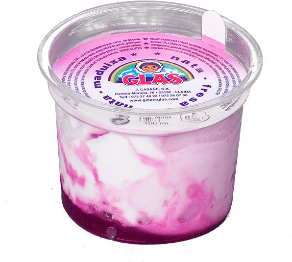 Vasito Menú Nata-fresa - Candle (600x800), Png Download