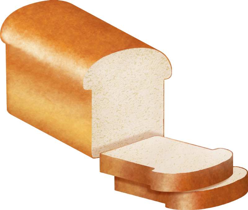 Bread Clip, Food Clips, Food Cartoon, Food - Wood (800x677), Png Download